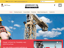 Tablet Screenshot of craneologyinc.com